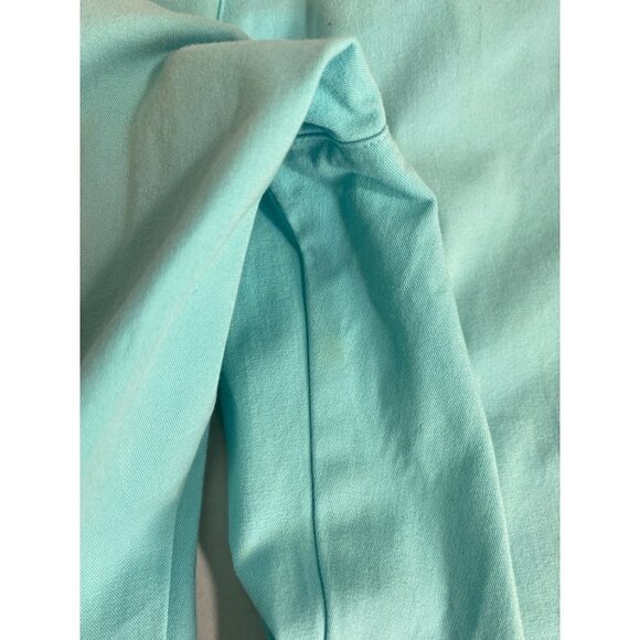 Lilly Pulitzer Nicole Turquoise Cropped Pants Size 4 - Picture 11 of 11